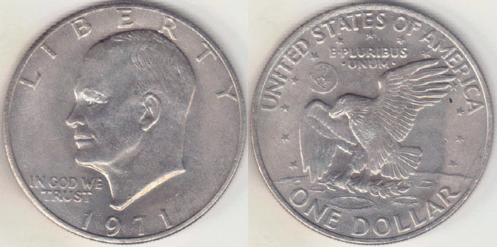 1971 USA Dollar (Eisenhower) A002080